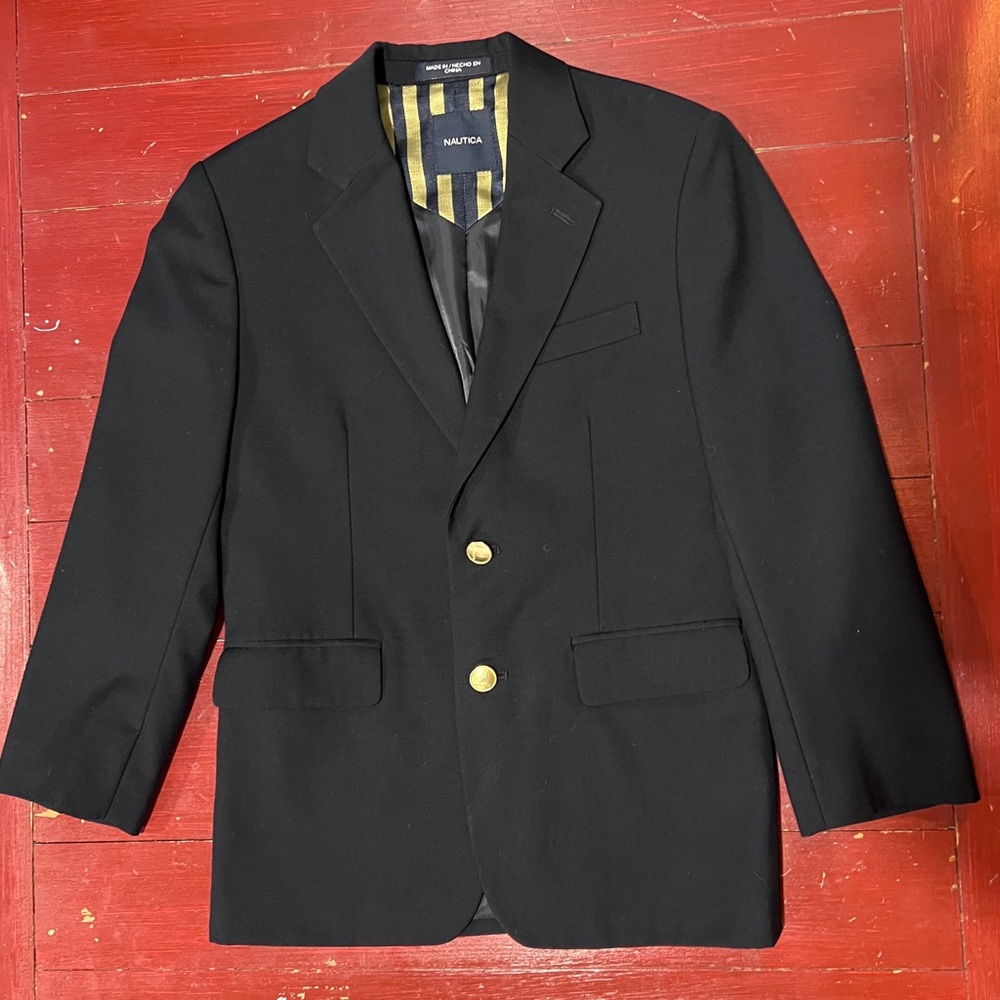 Boys Nautica Navy Blazer
